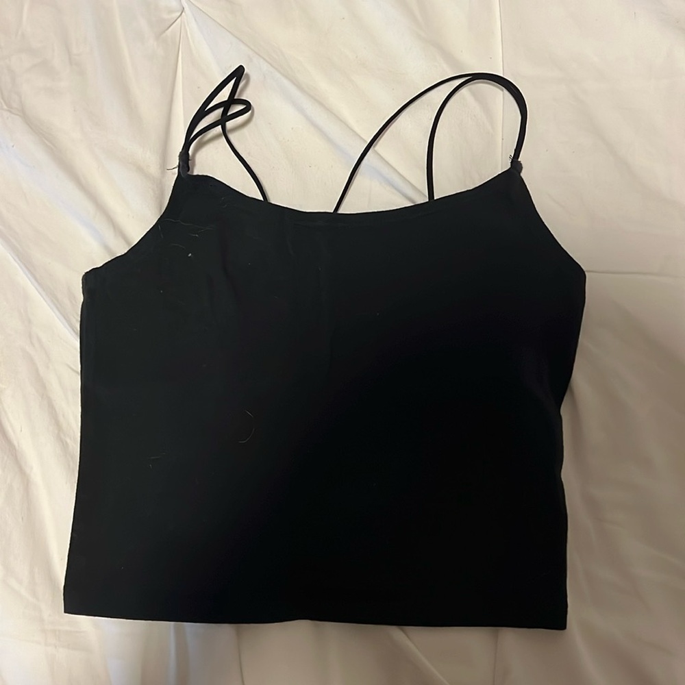 Abercrombie & Fitch XS black top/cami/crop top